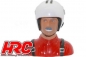 Preview: HRC38030A Pilot Sport /1:6 Helm weiß/rot