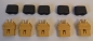 Preview: 40046 XT-60+ Buchse (NC) 5 Stück mit Kappen