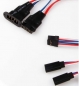 Preview: 46314 Kabelsatz für 2 Servos MPX 8-pin Hochstrom Stecker System auf Futaba 300mm 22AWG/0,32²mm 1 Satz