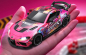 Preview: 10041 1:43 4WD Drift/Race Car SUPRA RTR - 1087X pink