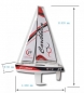 Preview: JOY8802 Segelboot - RTR - Karibische Yacht Rot - 2.4 - J2C02 Funkmodus 2