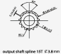 Preview: 91280003 Servohebel 15T/KST ALU 13,5/18,7mm