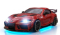 Preview: 10042 1:43 4WD Drift/Race Car SUPRA RTR - rot