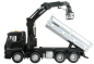 Preview: 22716 Mercedes-Benz Arocs Kranwagen mit Kipper 8x4/4 4WD 1:18 RTR