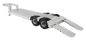 Preview: 22731 Tieflader-Sattelauflieger mit Doppelachse aus Aluminium 1:14 KIT