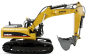 Preview: 22732 G705E Bagger Metall 1:14 RTR gelb