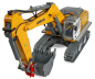 Preview: 22749 RC-Bagger G100E 1:19 Vollmetall gelb