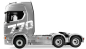 Preview: 22762 SCANIA 770S 6x4 RTR 1:18 SILBER