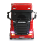 Preview: 22783 Mini-Scania 730 S mit Kofferauflieger proportional 4WD 1:64 RTR rot