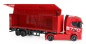 Preview: 22783 Mini-Scania 730 S mit Kofferauflieger proportional 4WD 1:64 RTR rot