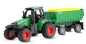 Preview: 22790 Traktor aus Metall mit Anhänger 1:64