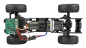 Preview: 22793 Pick-up Crawler proportional 4WD 1:16 RTR blau