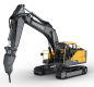 Preview: DE9004 Double E Volvo EC160E RC-Bagger Maßstab 1:16 RTR