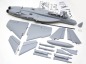 Preview: DPFMS100P FMS F-18F EDF 70 PNP grau - 87cm
