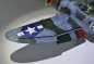 Preview: PH217 Phoenix P47 Thunderbolt GP/EP 35-55CC ARF Carbon - 201 cm