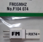 Preview: F104074 Empfänger-Quarz FM 35 MHz Kanal 74