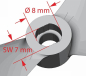 Preview: G1350.6,5x4,5 Luftschraube RACE-PROP 6,5x4,5" schwarz