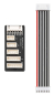 Preview: TK40900 ToolkitRC 2-6s Adapter Board JST-XH