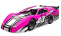 Preview: TRX104364-74-PINK Slash Modified BL-2S Pink 1/10 Dirt Oval Racer RTR Brushless