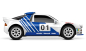 Preview: TRX108046-1-WHT MINI-Rally VXL-Power 4x4 blau Ford RS200 RTR Brushless