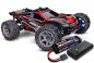 Preview: TRX67164-4ZRED TRAXXAS Rustler 4x4 BL-2S rot 1/10 Stadium-Truck RTR