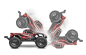 Preview: TRX90376-4-ORNG Traxxas Stampede 4x4 VXL Monster Truck 1/10 RTR HD
