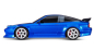 Preview: TRX93424-4-BLUE TRAXXAS 4-Tec Nissan 240SX blau 1/10 Tourenwagen RTR VX3 Brushless, HD