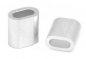 Preview: CS06CLIP Quetschhülsen ALU/oval 0,6mm 10Stück
