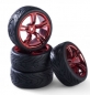 Preview: 500900177 Reifen/F. 1:10/Road 10Spoke rot 4 Stück