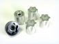 Preview: 2560025 Radnabe M4/ALU Ø 11mm/Länge 12mm silber 4 St.