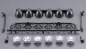 Preview: KB48045 Killerbody Lichtbrücken Set Dach (für 1/10 SCT)