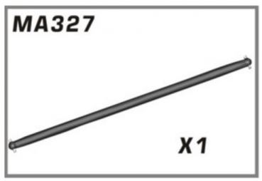 009-MA327-B MA327 MITTLERE ANTRIEBSWELLE ALUMINIUM AM10SC