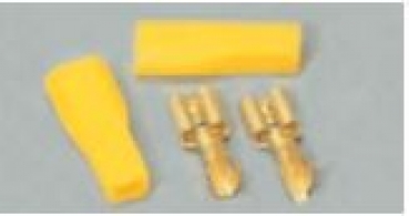 0103632 Flachstecker 6,3mm (Buchse) mit Kappe