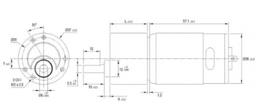 042280 Getriebemotor MAX-GEAR 150:1  4,8-14V