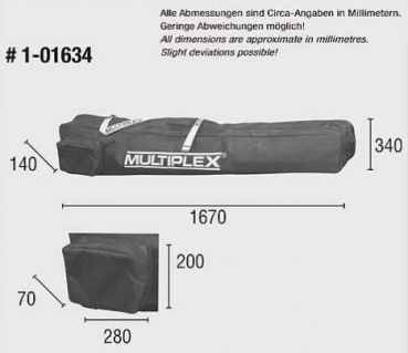 1-01634 Modelltasche MPX Typ