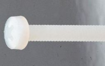 10770 M5x50 Linsenkopfschrauben mit Kreuzschlitz Nylon 10 Stück