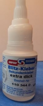 1103440 Blitzkleber extradick/weiß 20g SV