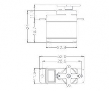 Servo Hitec HS-55 12mm/8g 11N/0,17s