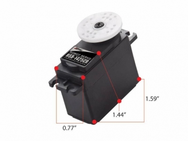 138114 Servo HSR-1425CR Continuous Li/Mi/Re