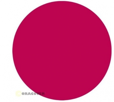 21-13-002 ORACOVER Bügelfolie fluoreszierend magenta 2mtr. Rolle