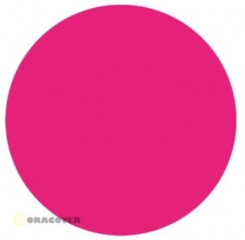 21-25 ORACOVER Bügelfolie fluoreszierend pink  lfd. Meter