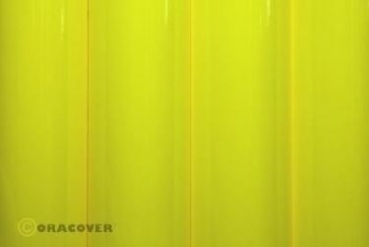 21-031-002 ORACOVER Bügelfolie fluoreszierend gelb