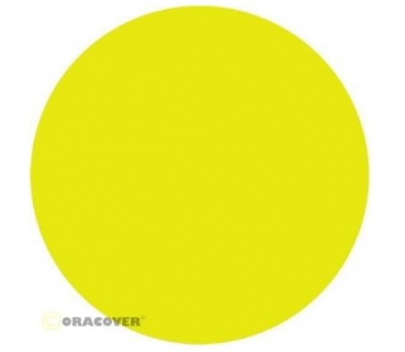 21-031-002 ORACOVER Bügelfolie fluoreszierend gelb