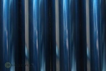 21-59 ORACOVER Bügelfolie transparent blau lfd. Meter