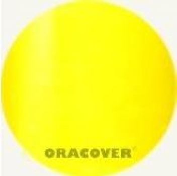 21-039-002 ORACOVER Bügelfolie transparent gelb  2 mtr. Rolle