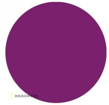 21-058-002 ORACOVER Bügelfolie transparent violett  2 mtr. Rolle