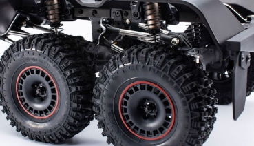 22555 AMXROCK RCX10.3B SCALE CRAWLER 6X6 PICK-UP 1:10 ARTR GRAU