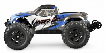 22602 HYPER GO MONSTERTRUCK BRUSHED 4WD MIT GPS 1:16 RTR BLAU