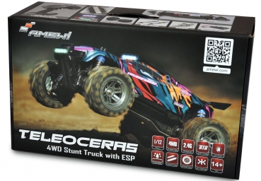 22610 TELEOCERAS STUNT TRUCK 4WD 1:12 MIT GYRO RTR