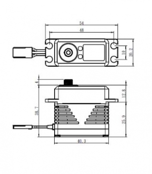 Servo Savöx SB-2292SG HV! -310N/0,7s